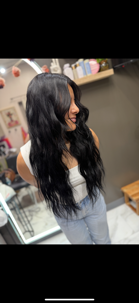 Hidden Bead Hair Extension Install