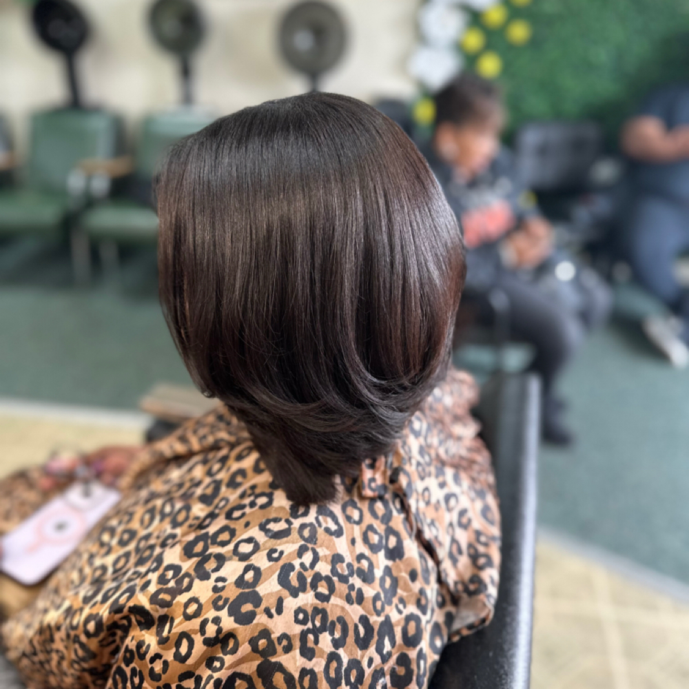 Virgin Relaxer at Shear Purpose Beauty LLC in South Bend, IN