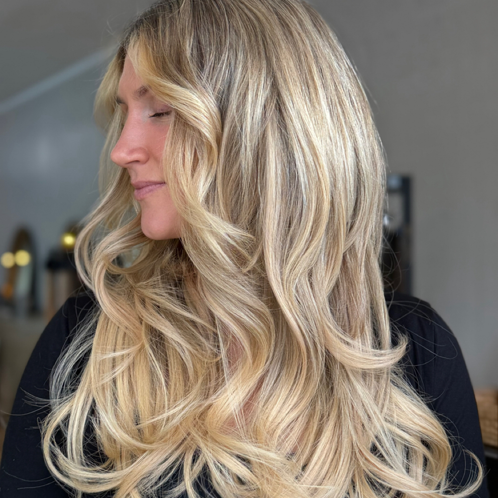 Women’s Blowout/Style at The Salty Blonde Hair Salon in Beaufort, SC