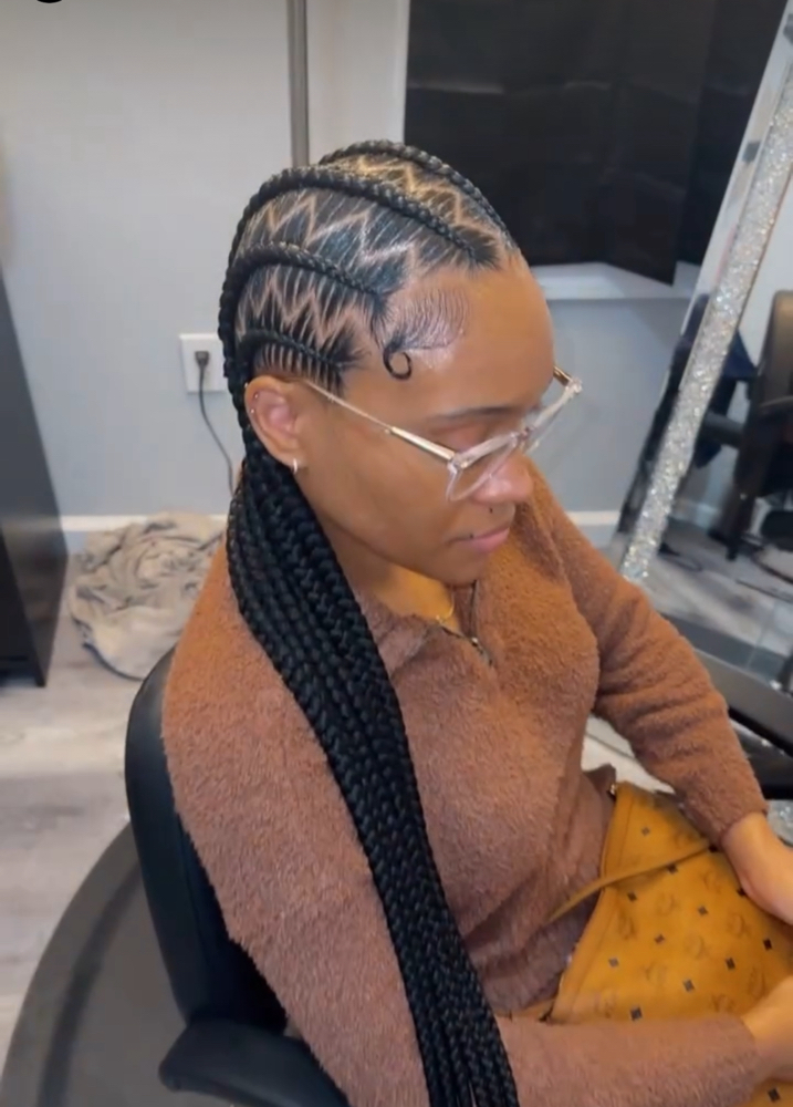 6 Zig Zag Stitch Braids
