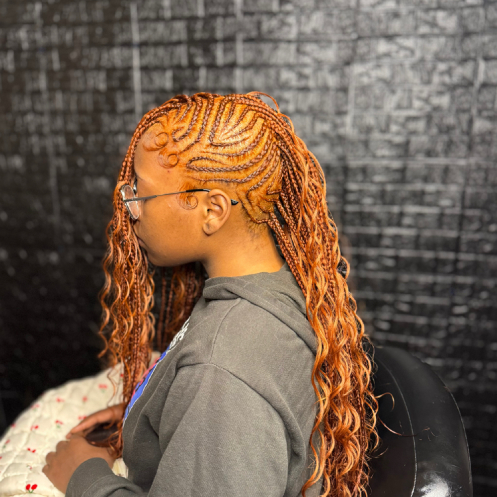 Braided Mohawk (Extra S) at StylezByJazmyne in Oklahoma City, OK