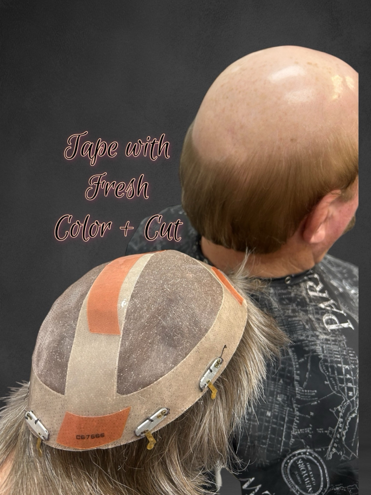 Hair System Tape Application