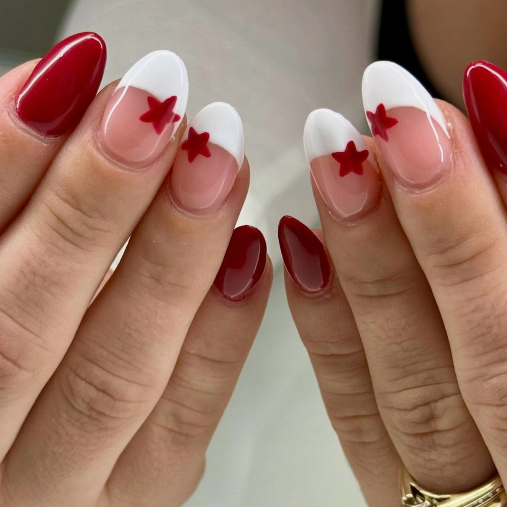 Gel X Full Set w/ Simple Nail Art