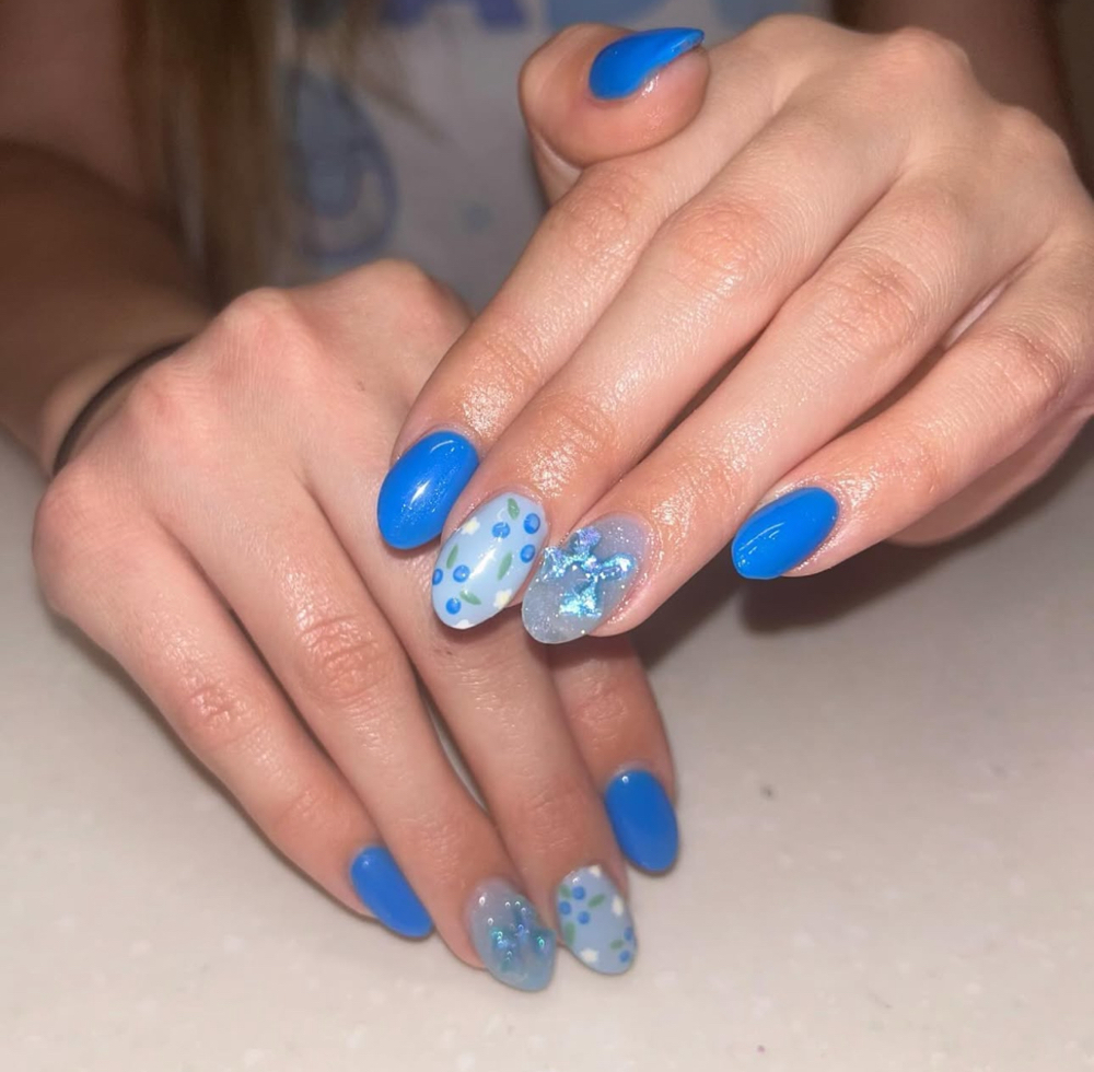 Gel X Full Set w/ Simple Nail Art