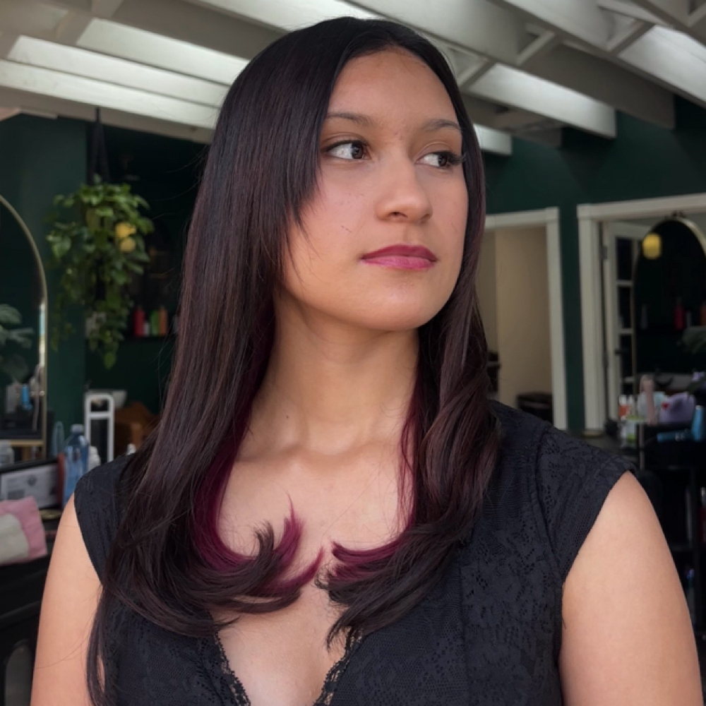 lightener + color w/Sol at Velvet Moon Hair & Nails Studio in Ventura, CA