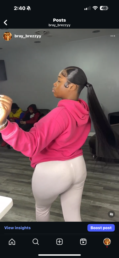 Frontal Ponytail at BrayBray in Harvey, IL
