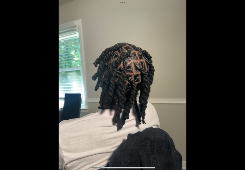 Loc Retwist( 20-95count)