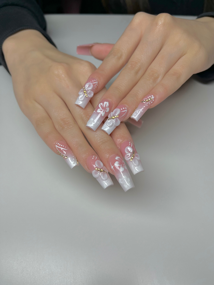 Long Acrylic Full Set