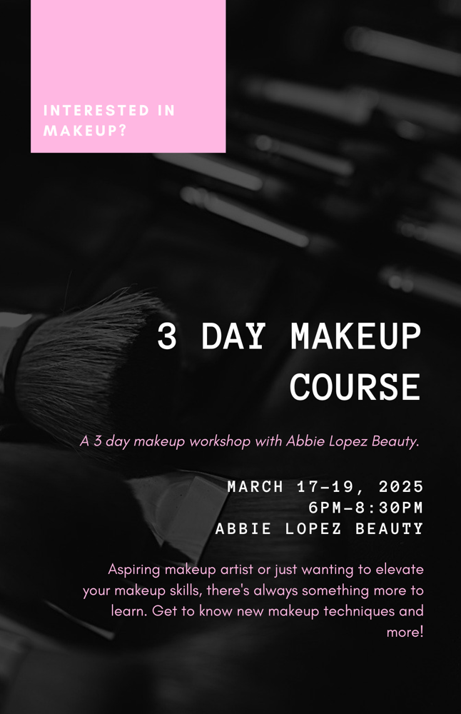 3 Day Makeup Course