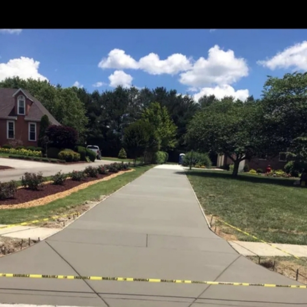 Concrete Driveways at Daniels Construction in Tullahoma, TN