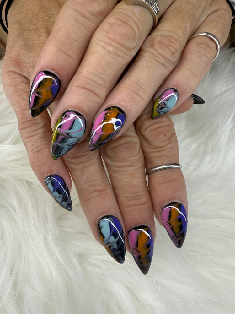 Acrylic Fullset And Deluxe Pedicure