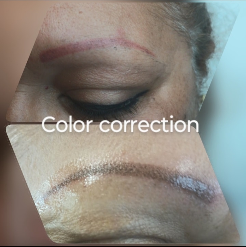 Brow Color Correction