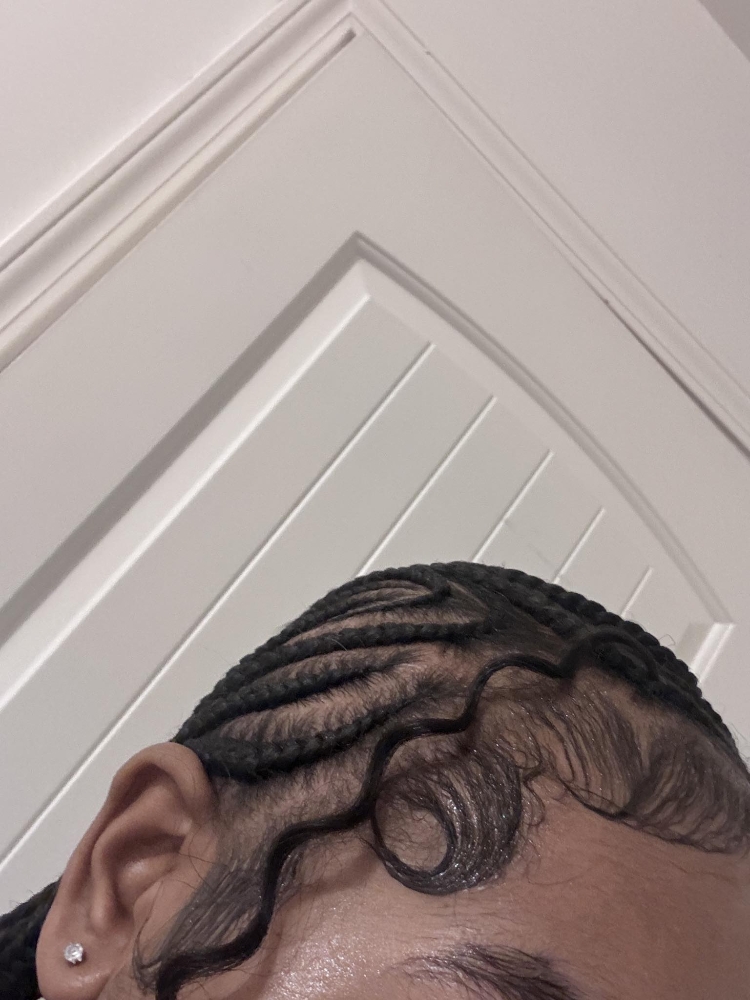 Design Cornrow (Added Hair)