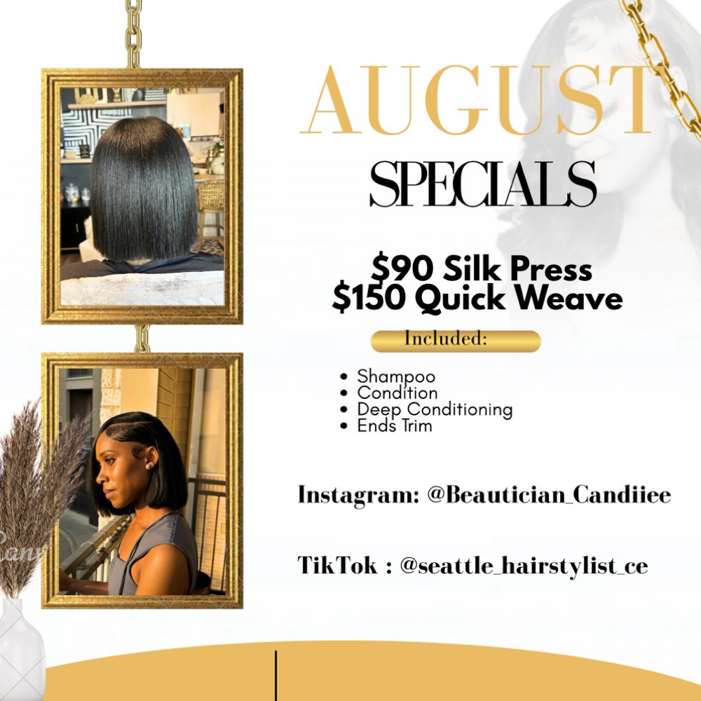 $150 QUICKWEAVE SPECIAL at Cincerity Co in Seattle, WA