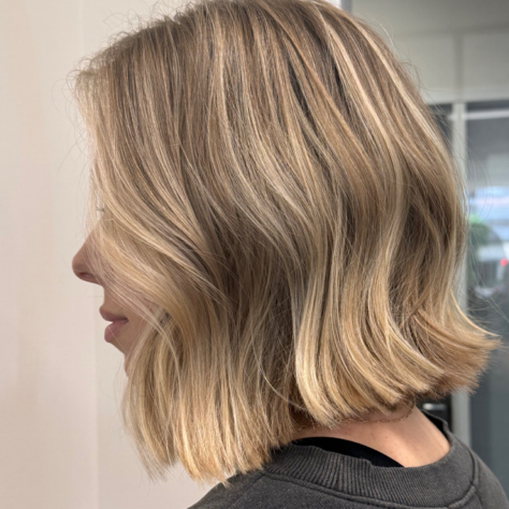 The Partial Blonde Edit at Hair with Rachael in Fort Worth, TX