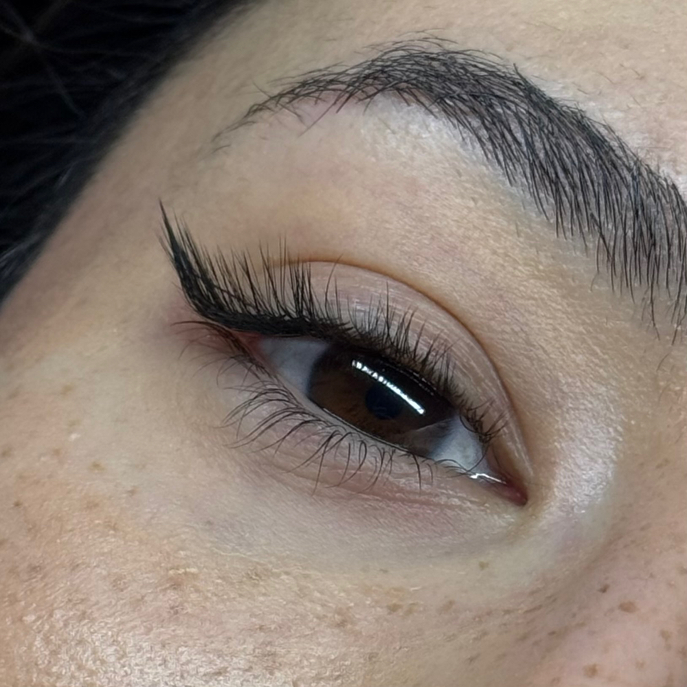 Half set lash extensions
