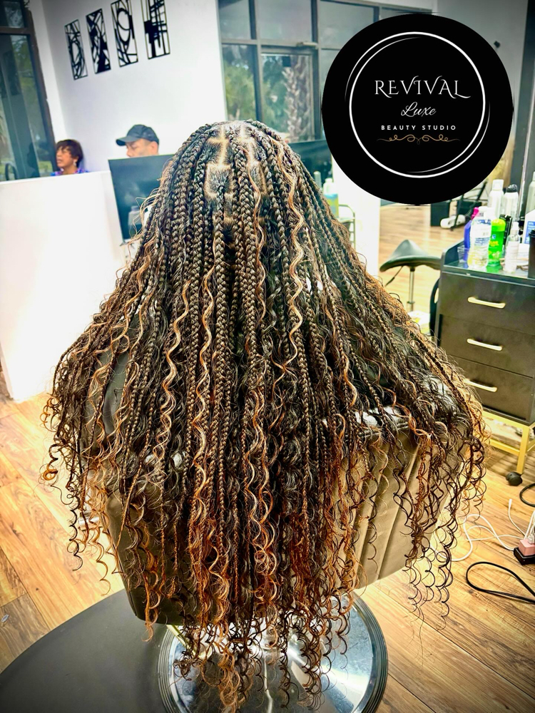 Boho Knotless Braids