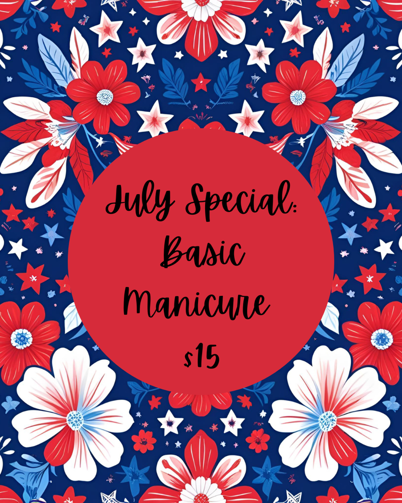 July Special-Basic Manicure