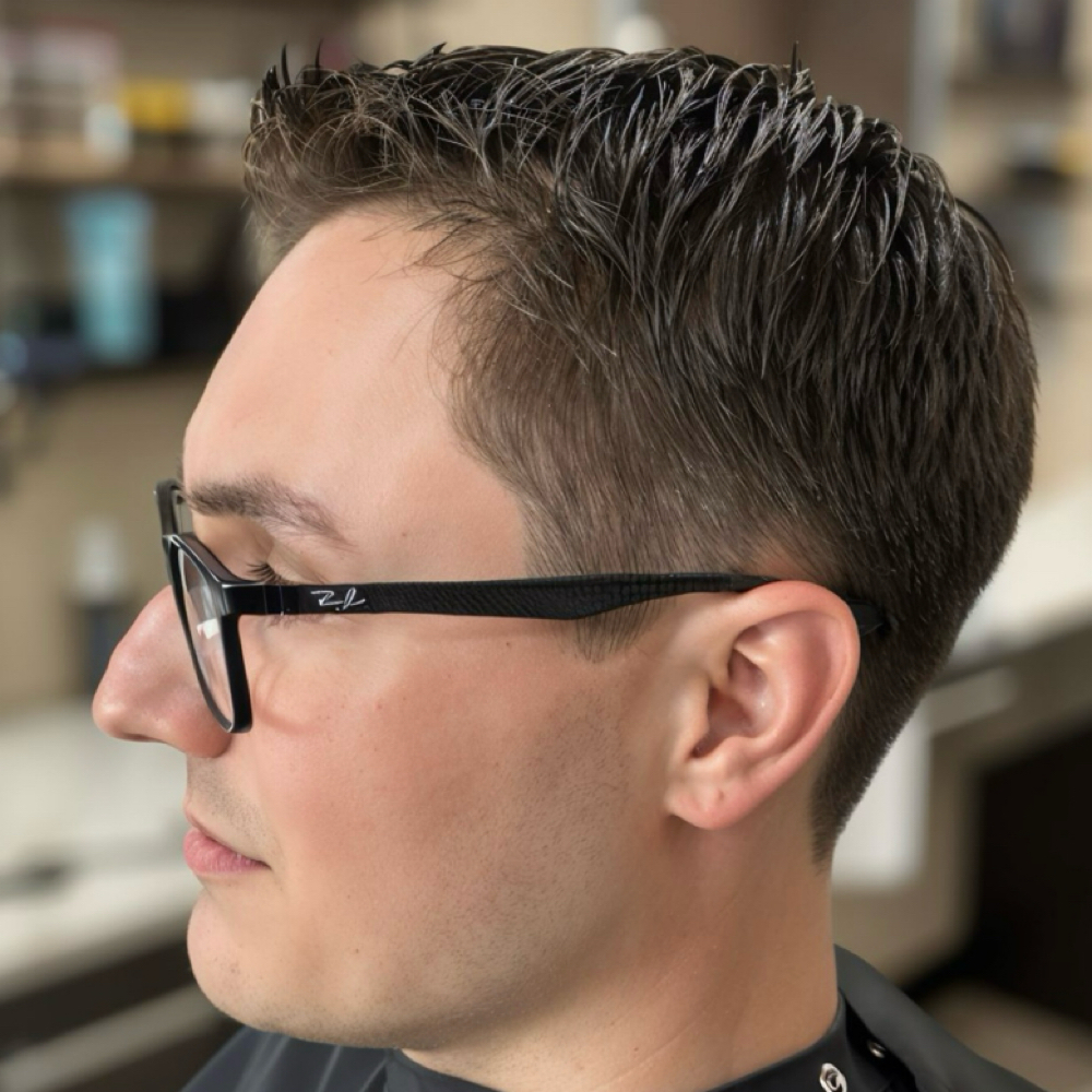 HIS Classic Cut & Beard Foil Shaved at HIS Palace Men's Grooming in Blaine, MN