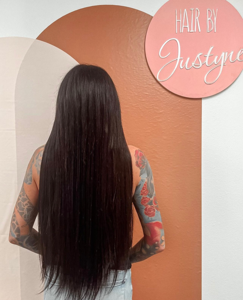 Extension Removal (tape Ins) at The Beauty Bar At Frankie & Stasi Co. in Grants Pass, OR