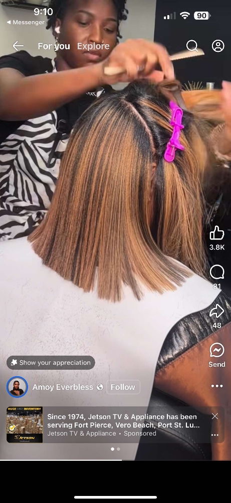 Haircut Trim/Layer/Big Chop/Clipper