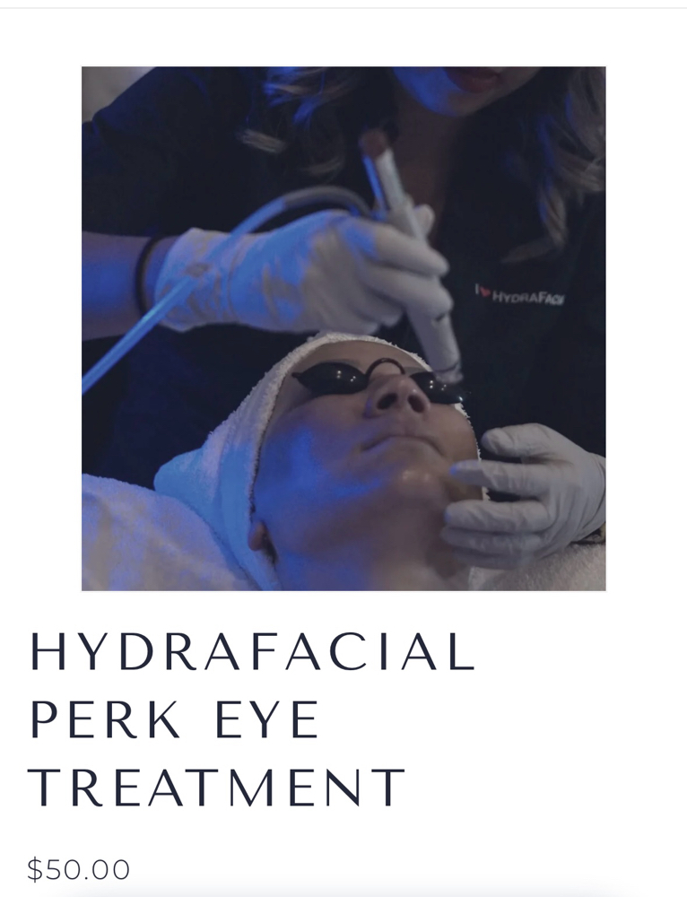 Hydrafacil Perk Eye Treatment at Merry Spa in Huntington, NY