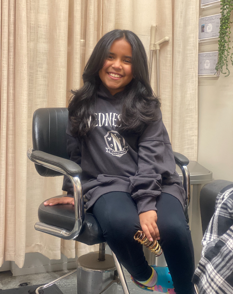 Girls Haircut+blowout at Hair by Shania.Sian in Hauppauge, NY