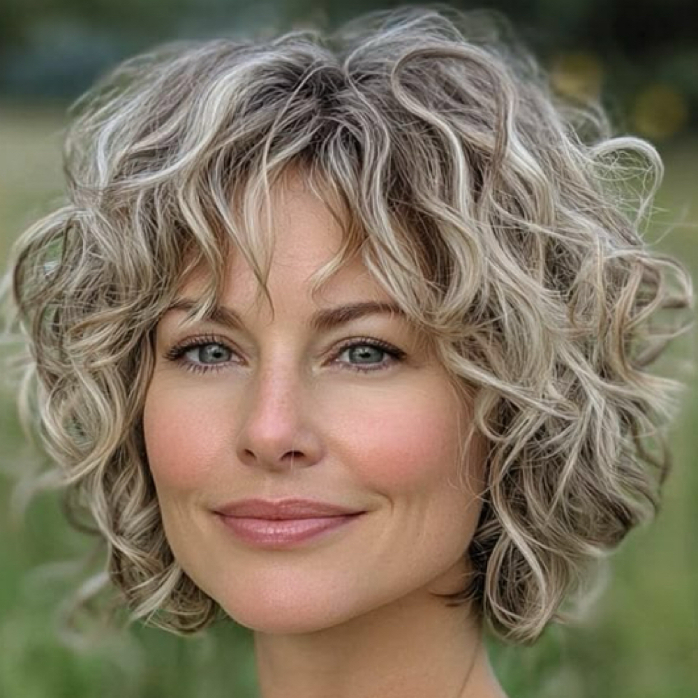 Womans Short Hair Perm at Blendz By Edith in Garland, TX