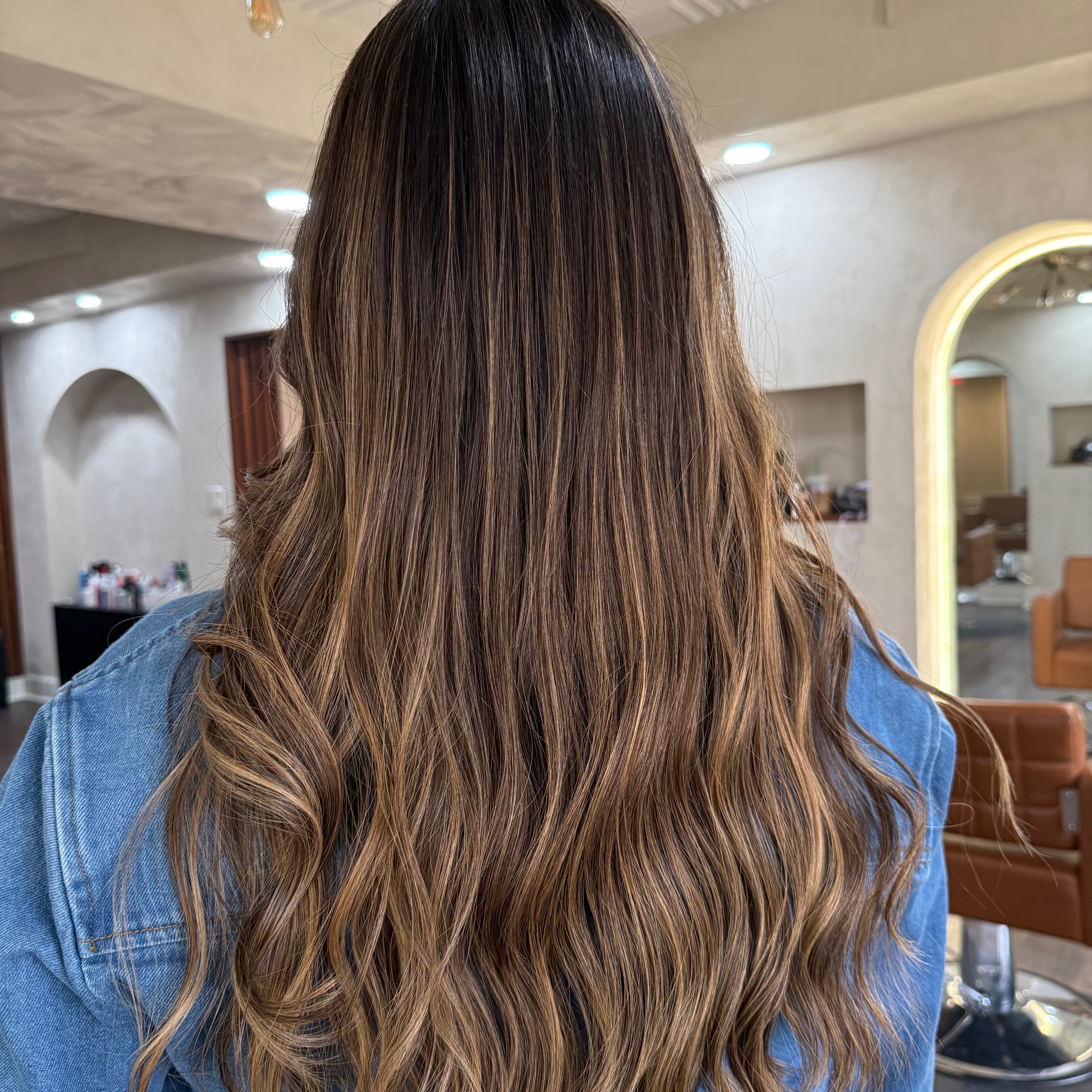 Balayage long at AmeliaStyles STUDIO in Alpharetta, GA