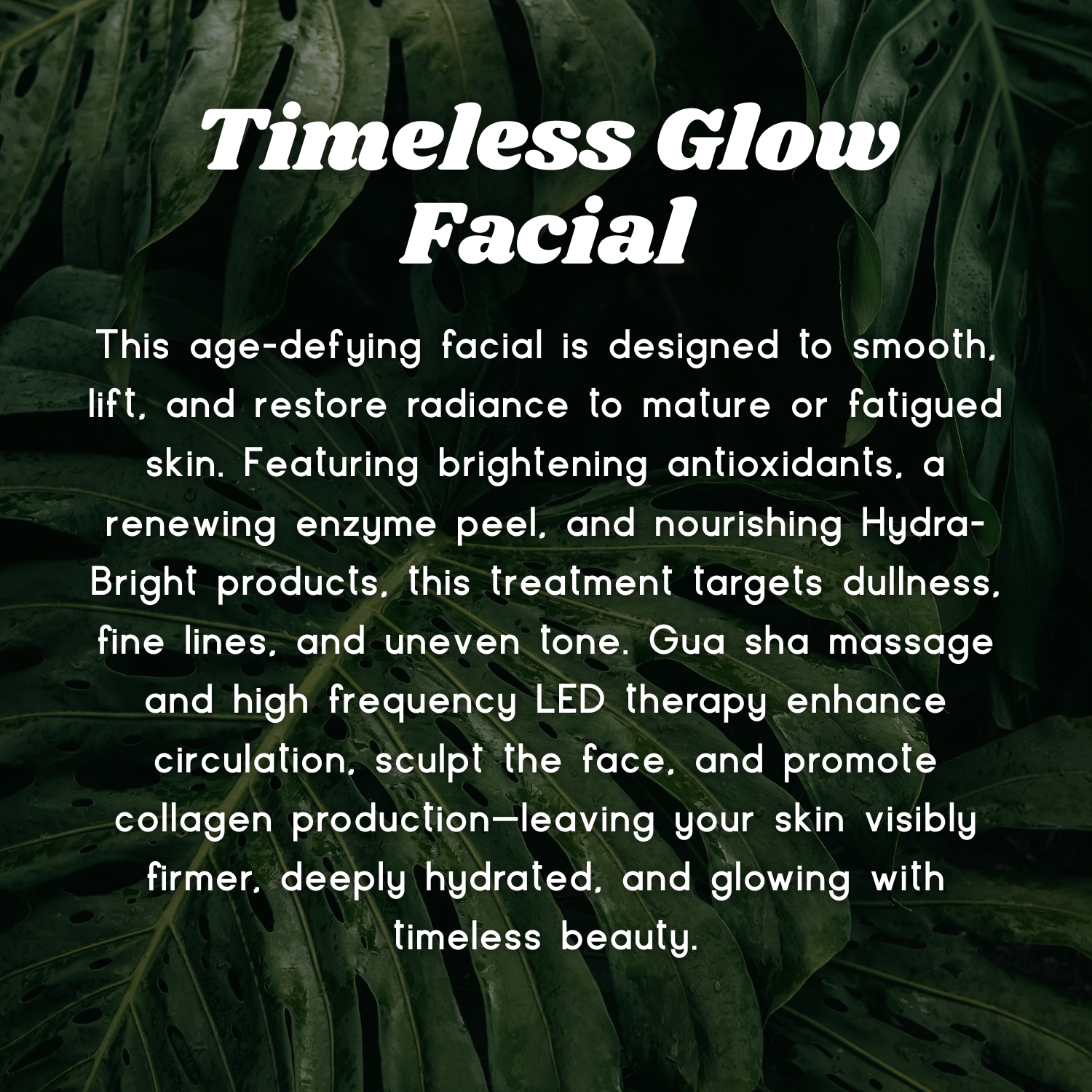 Timeless Glow Facial