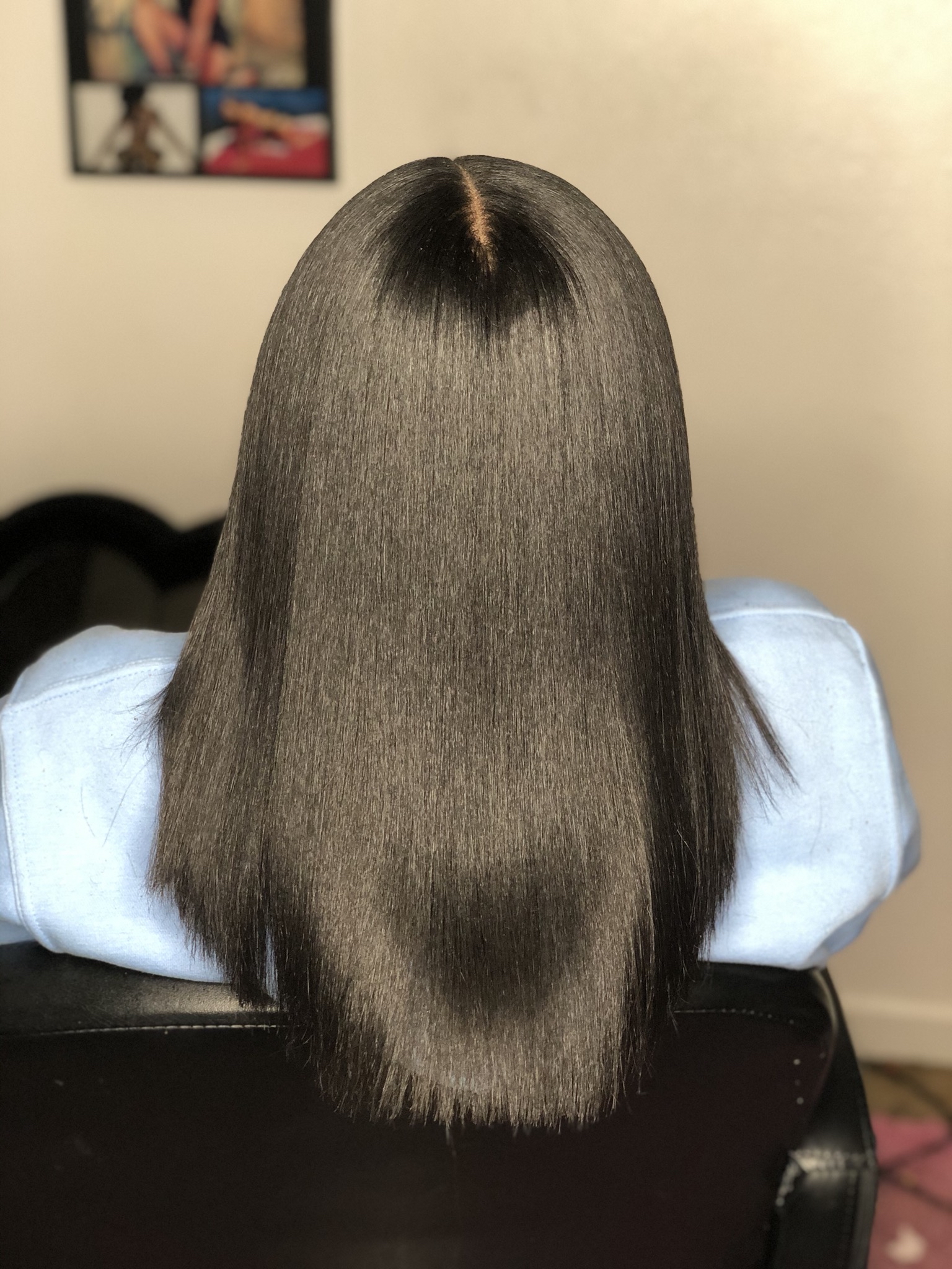 Wash, Blow Out, Flat Iron & Trim