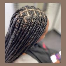 Medium Box Braids