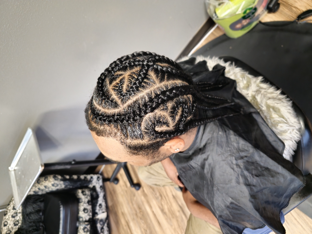 Mens Freestyle Braid Designs