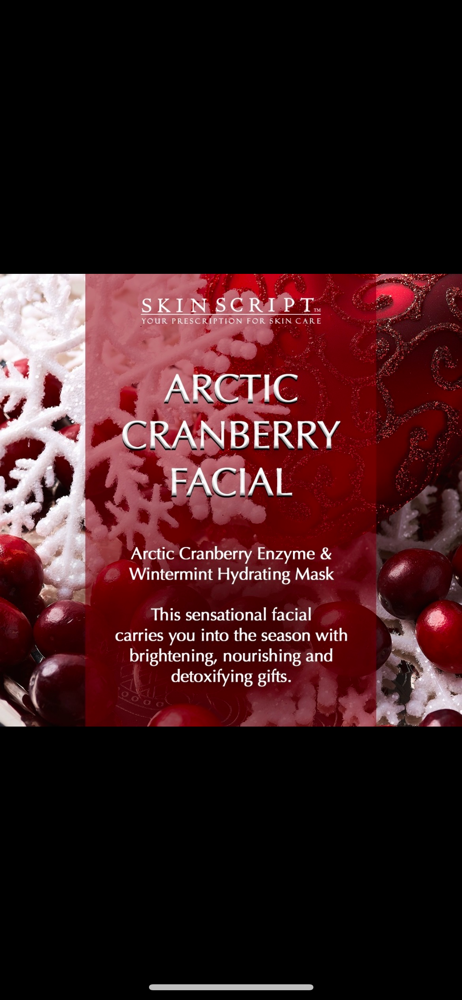 NEW ! 🎄 Arctic Cranberry Facial !