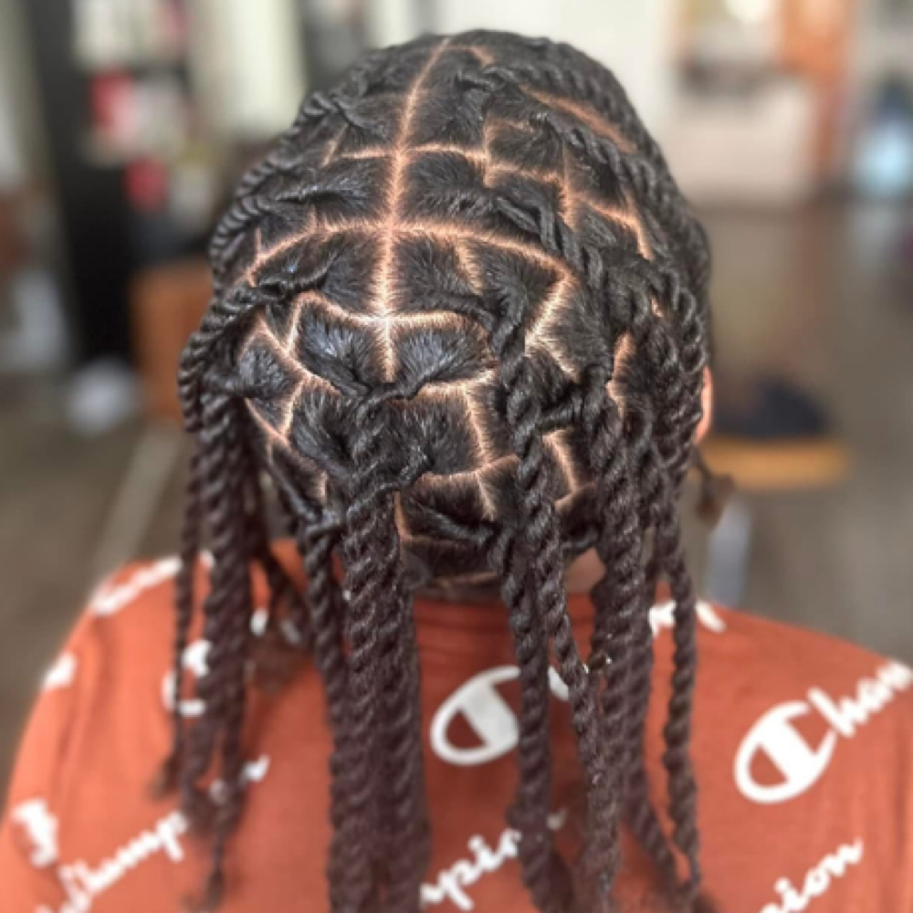 Two Strand Twist at MODA Beauty Bar in Danville, KY