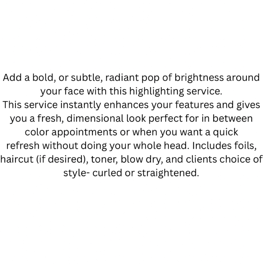 Money Piece/Face Framing at Studio920 in Burlington, IA