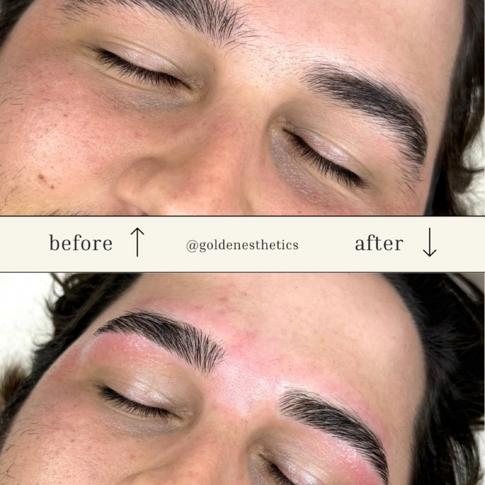 MEN’S BROW CLEANUP at Golden Esthetics in Destrehan, LA