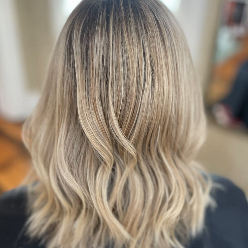 Color + Partial Highlight + Haircut at Emily Mitchell in Georgetown, KY