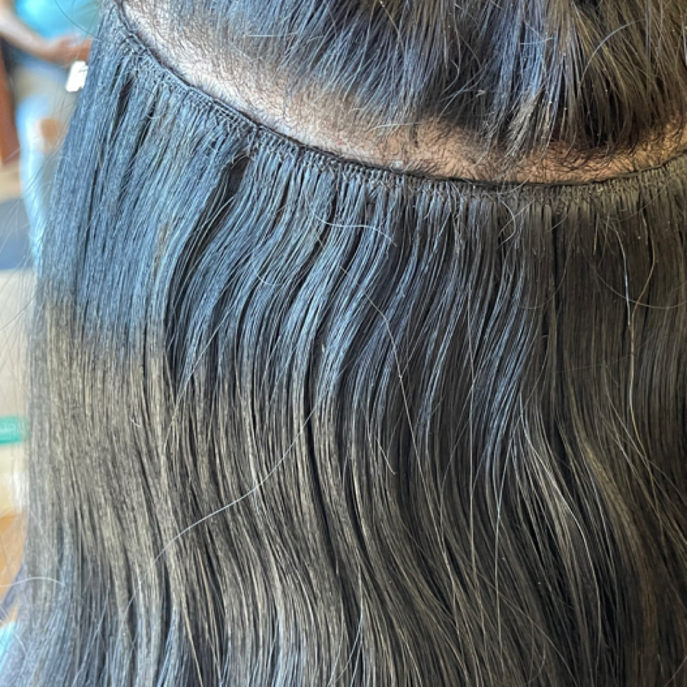 Hand Tied Extensions Install at Avenue Salon & Co. in Okeechobee, FL