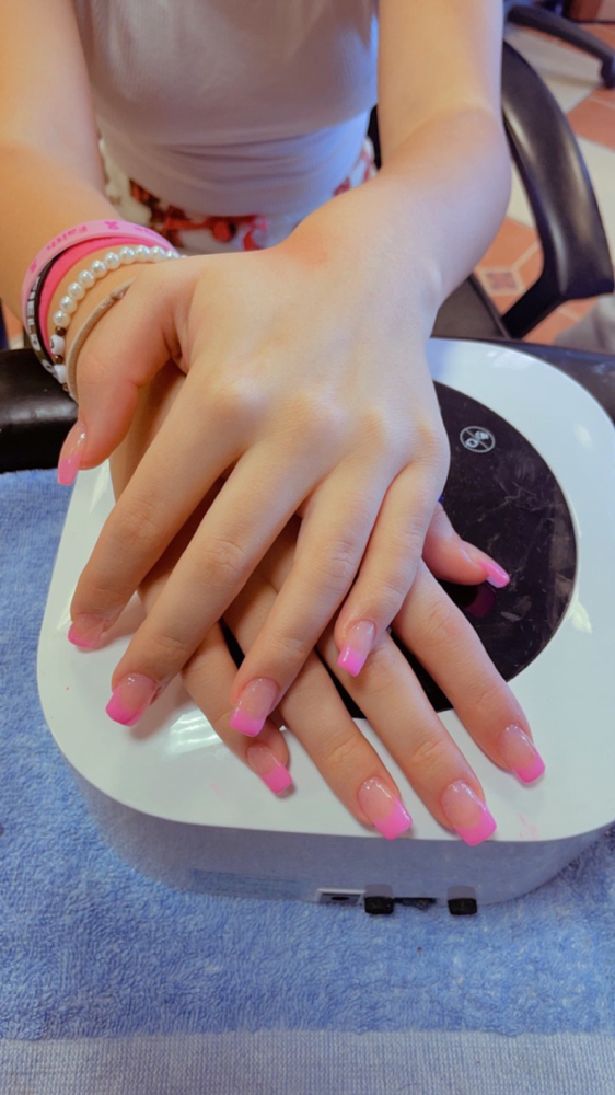 Acrylic Fill In W/ Gel Polish
