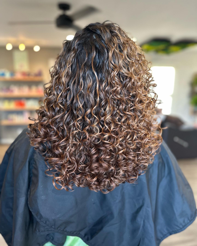 Custom Curly Cut + Education