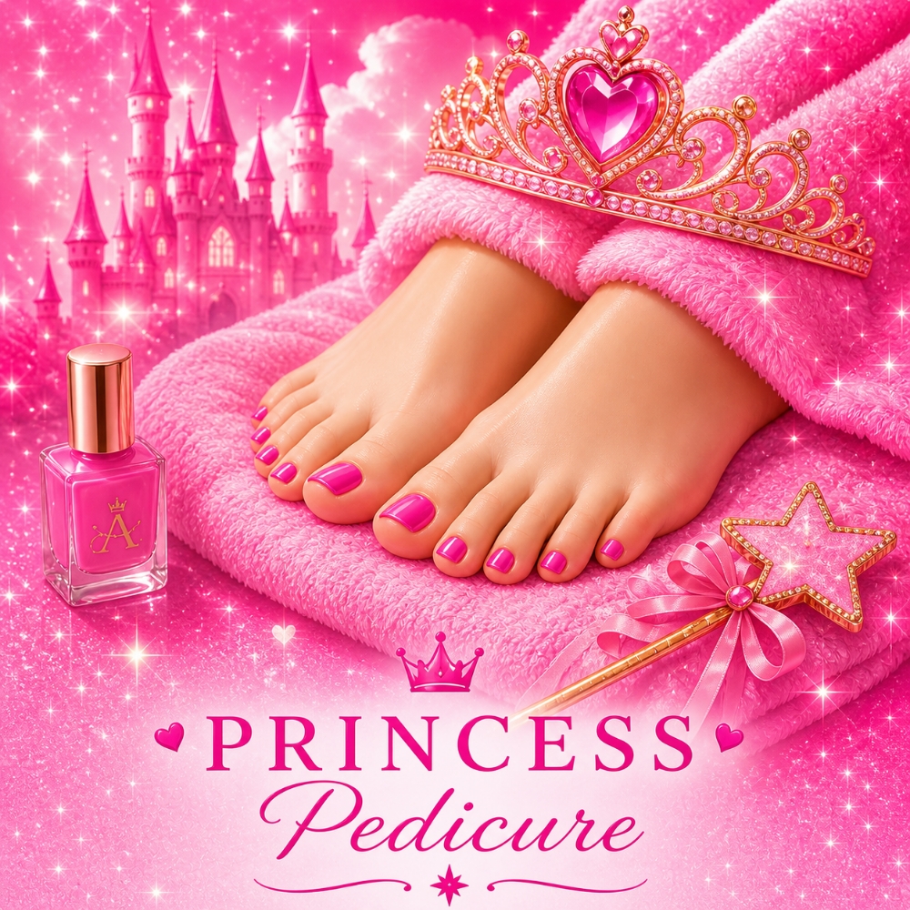 Waterless Princess Pedicure at Aurora's Nail Artistry in Sedalia, MO