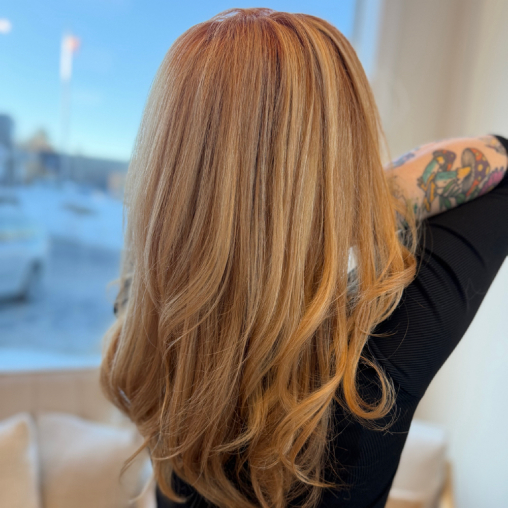 Color and highlight at Hair By Benjamin Modeen in Watertown, CT