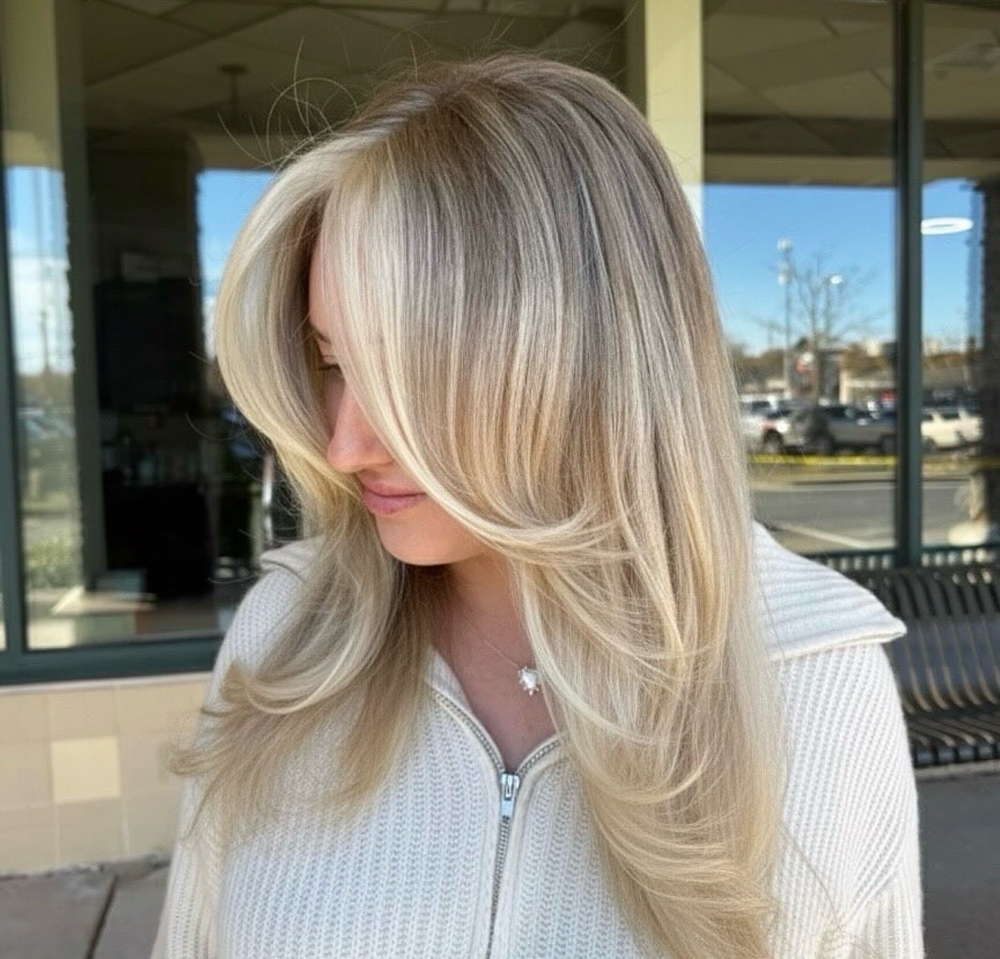 BLOWOUT AND STYLE at Hair by Leah in Bel Air, MD