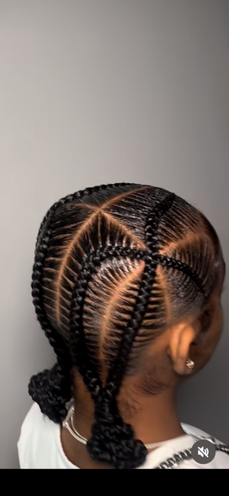 Stitch Braids at Beauty In ✂️ A Wink  LLC Barbershop& Salon in Windsor Mill, MD