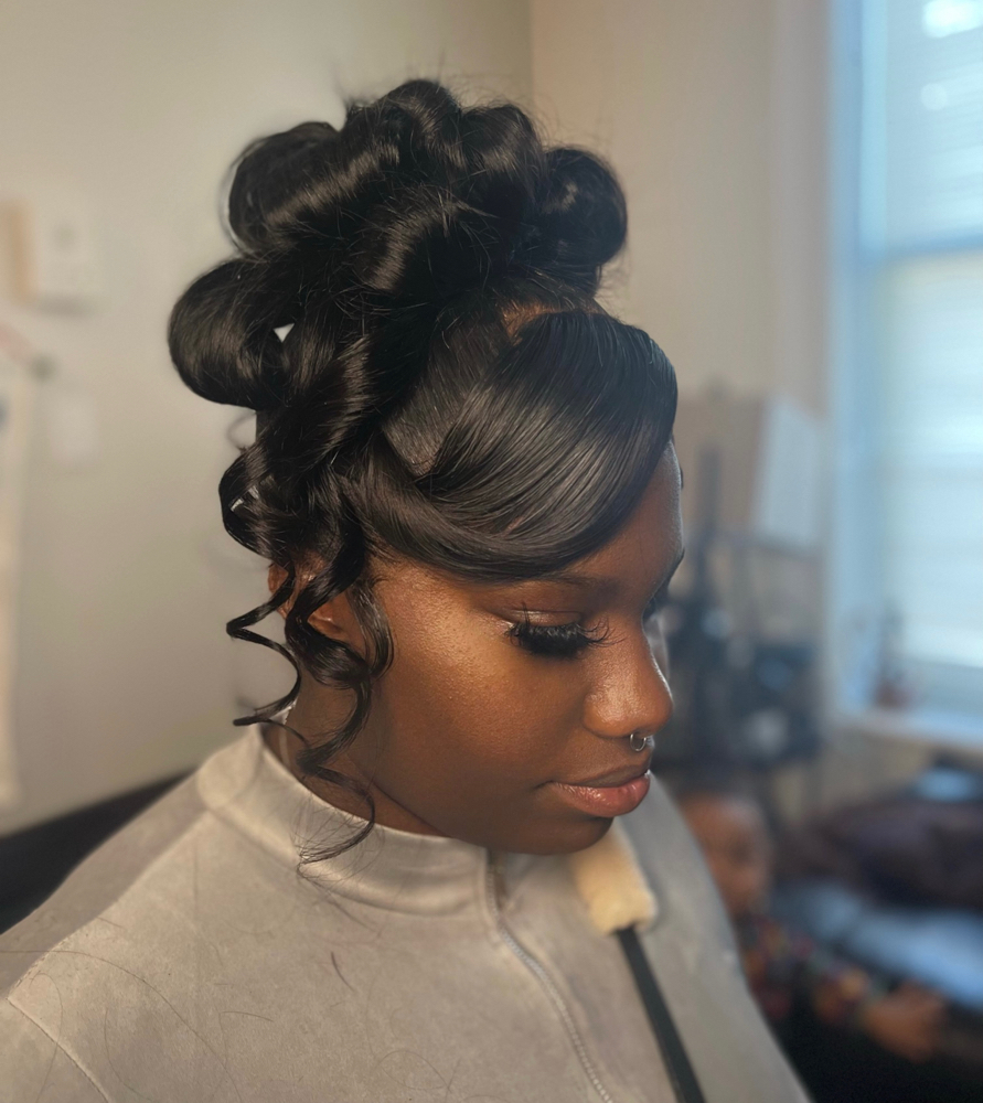 Frontal Ponytail Updo