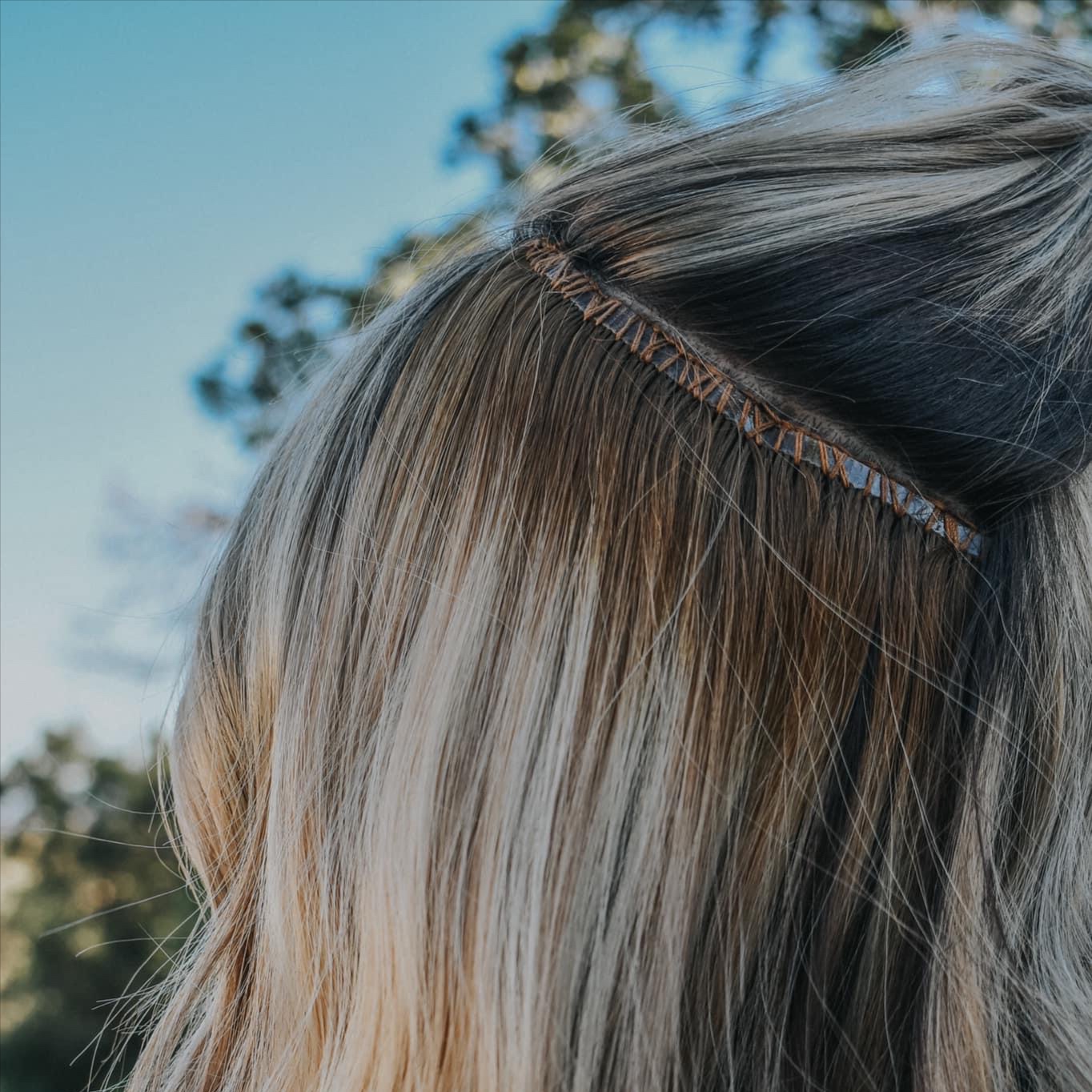 Hand Tied Extension Install One Row at Milk and Honey in Denham springs, LA