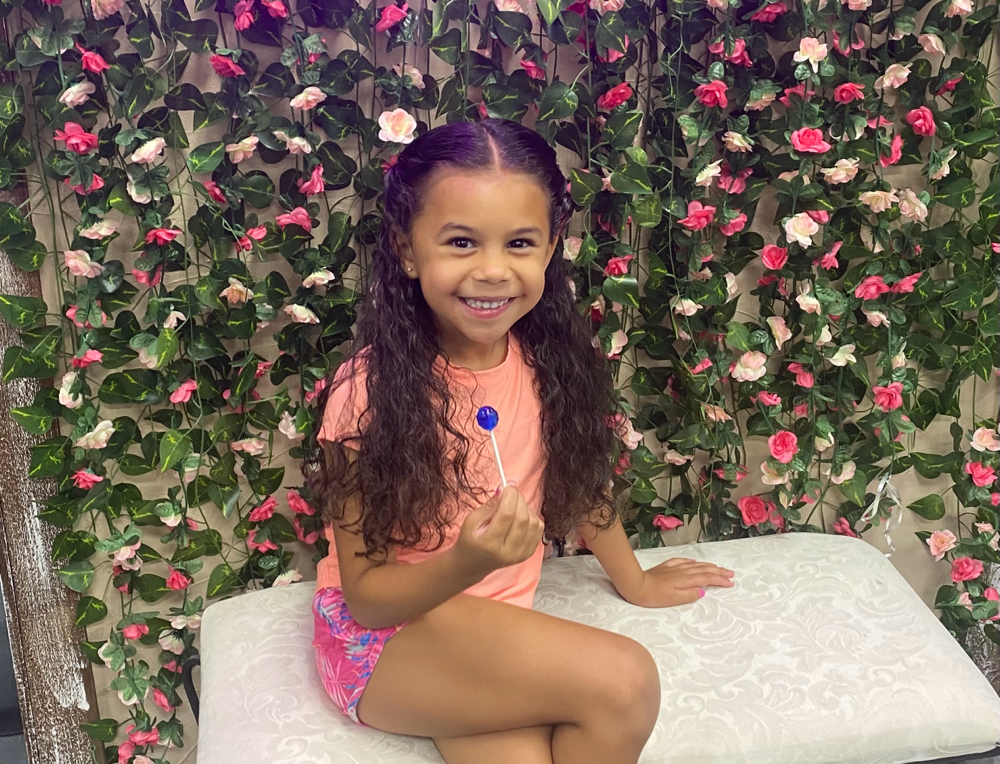 Girls Curly/coily Haircut