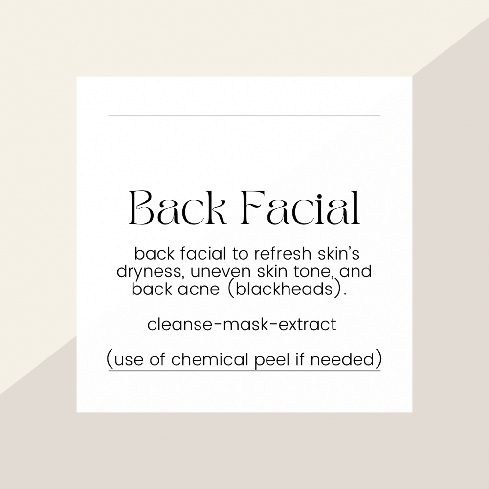 BACK FACIAL