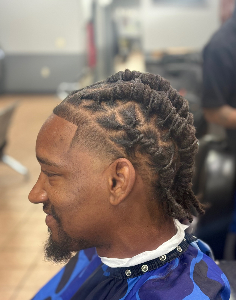 Locs Retwist+Haircut(Combo Package)